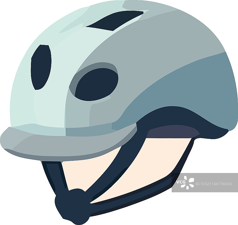 灰色骑行安全头盔图片素材