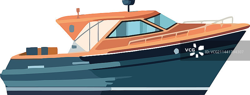 夏季趣味帆船图片素材