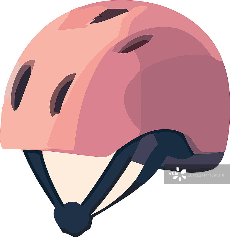 粉色自行车安全头盔图片素材
