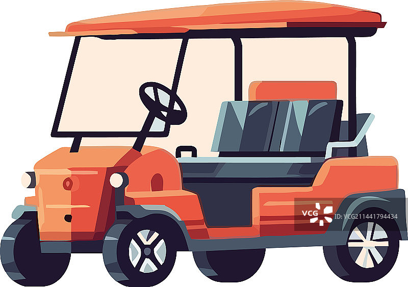 高尔夫球车驾驶图片素材