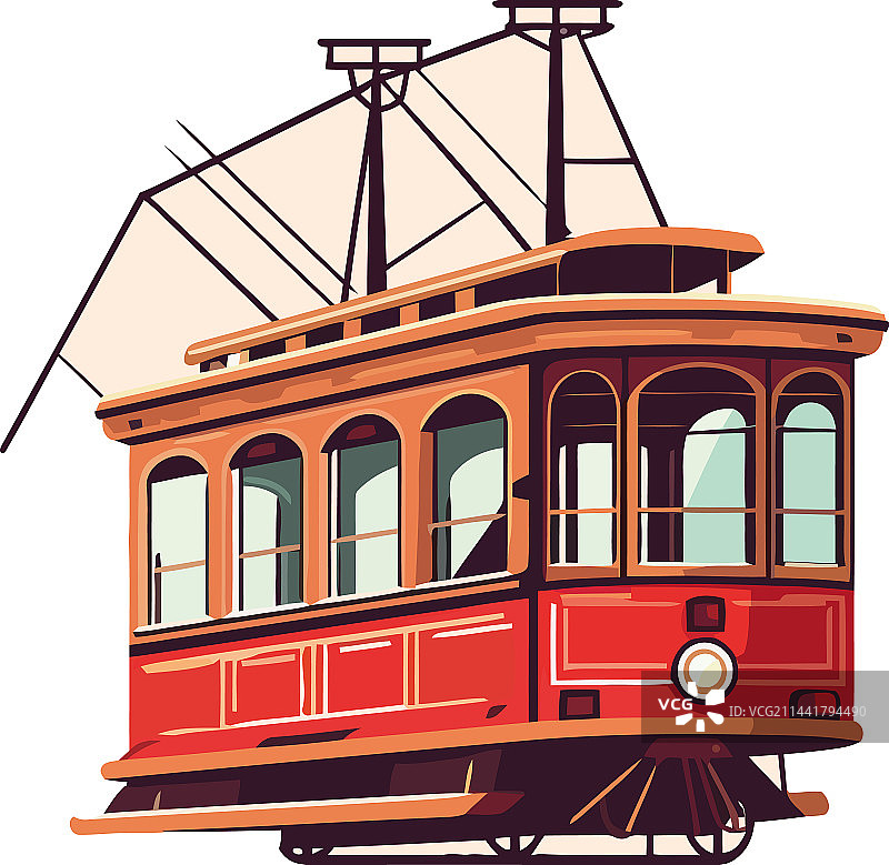 现代都市电缆设计图片素材