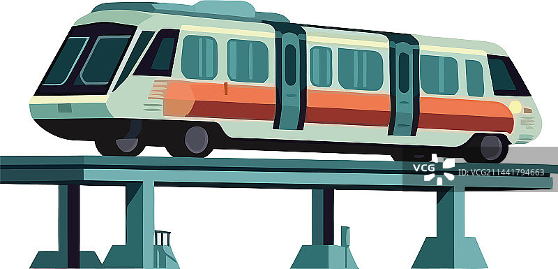 彩色火车设计图片素材