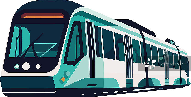 蓝色火车车厢设计图片素材