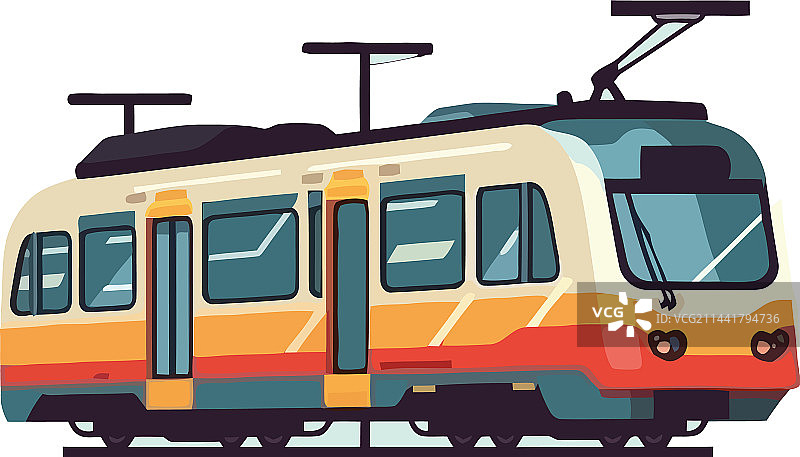 城市景观中的现代交通图片素材