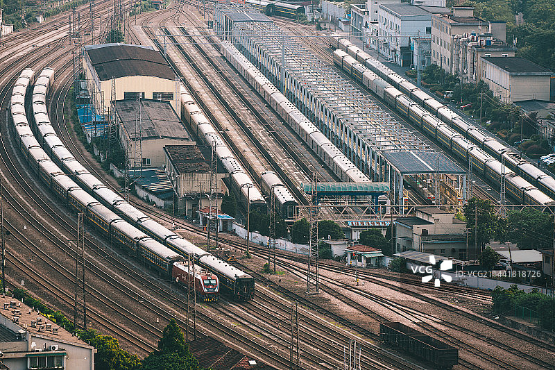 杭州南星桥俯拍图片素材