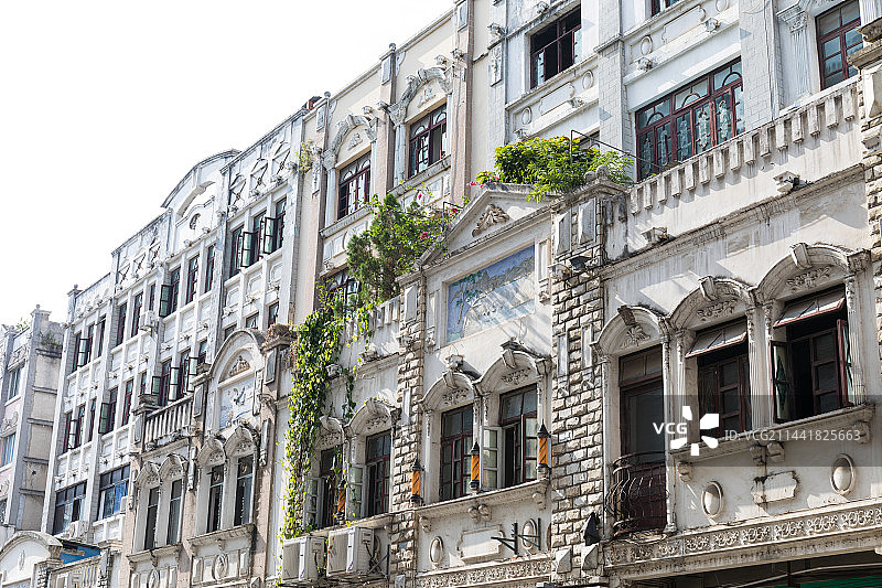 中国广西梧州市景区中国骑楼城图片素材