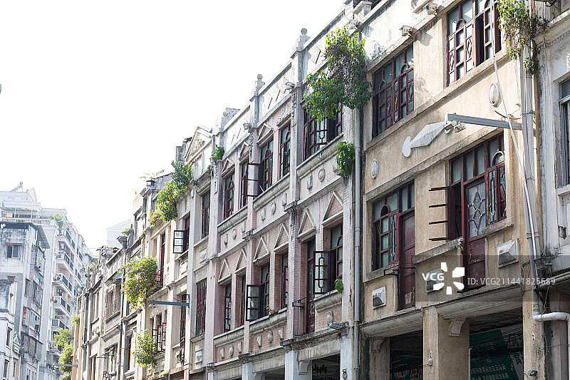 中国广西梧州市景区中国骑楼城图片素材