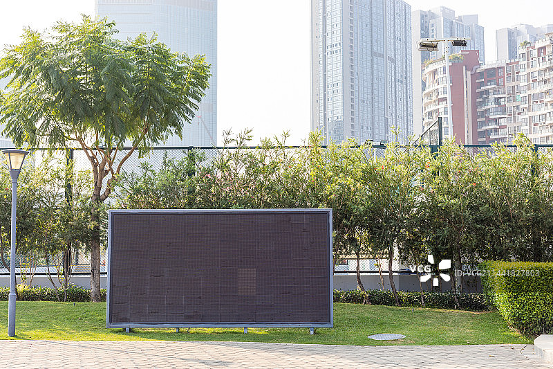 户外的大型电子屏图片素材