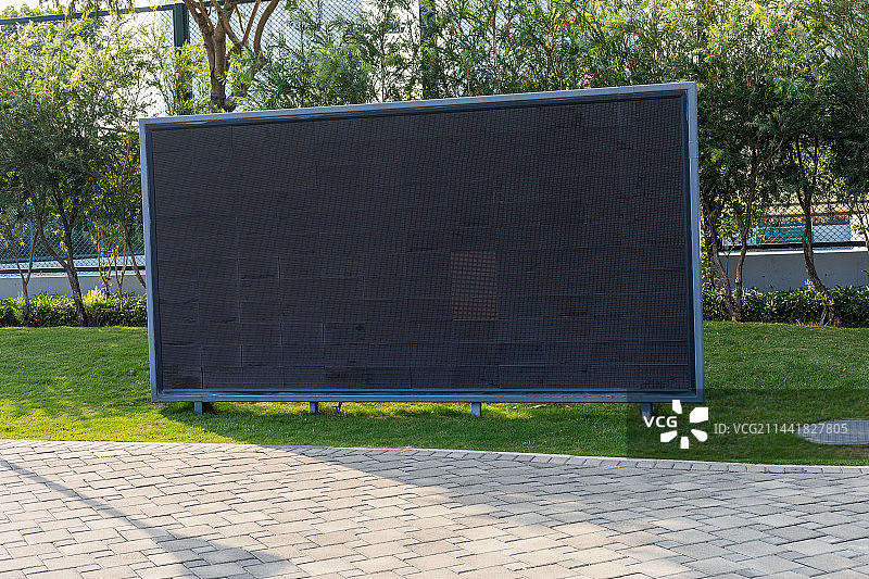 户外的大型电子屏图片素材