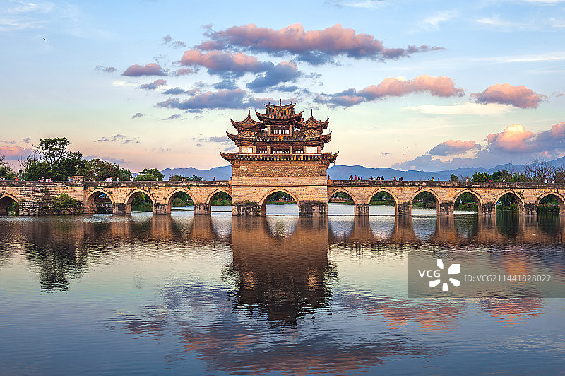 建水双龙桥图片素材