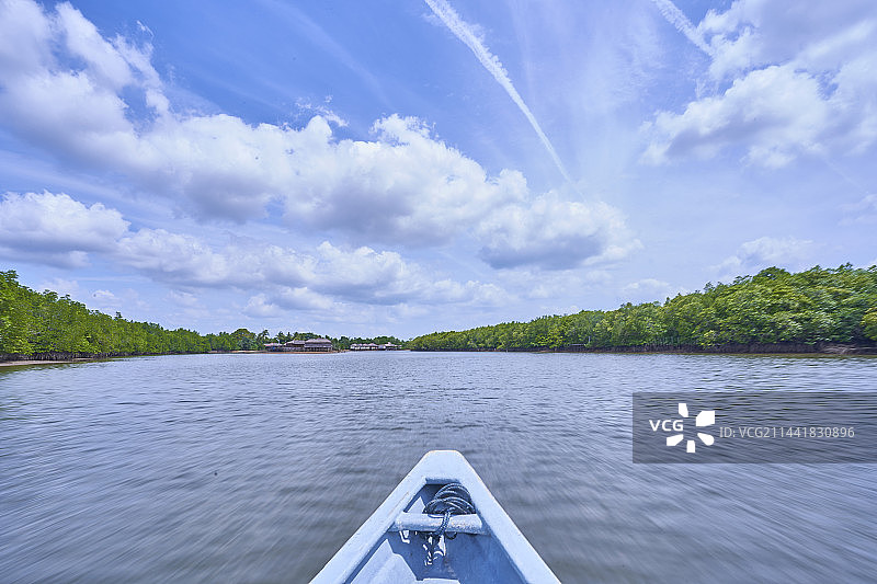 印度尼西亚民丹岛锡邦河红树林图片素材