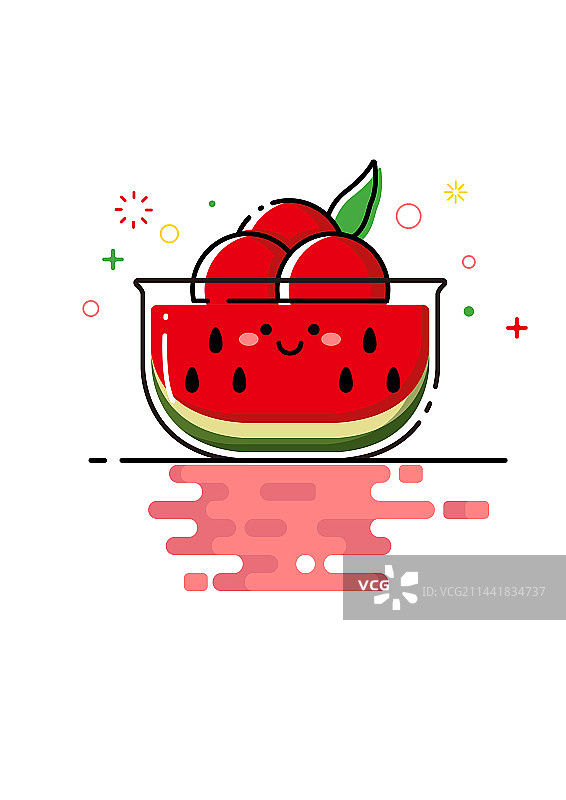 小西瓜矢量图图片素材