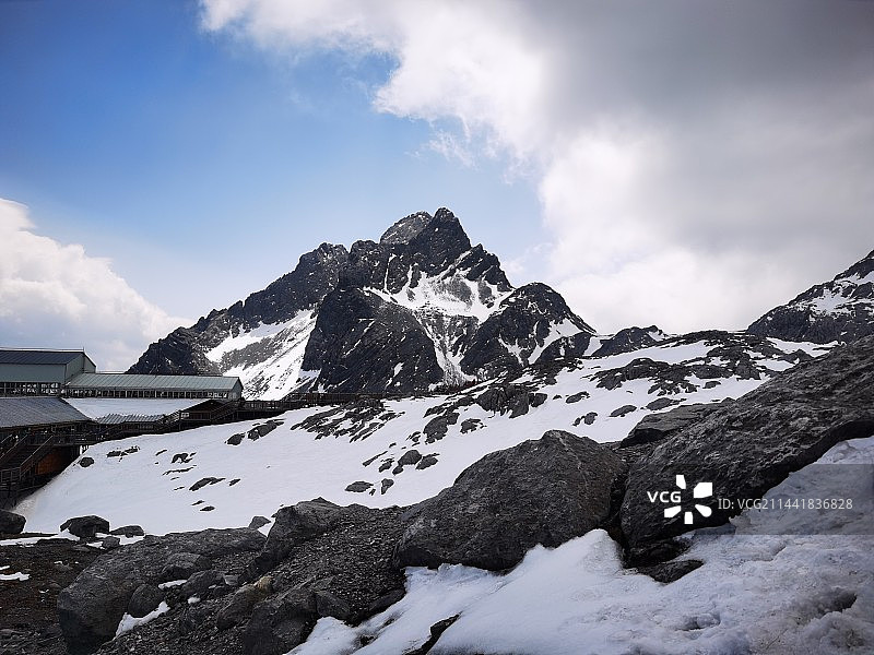 玉龙雪山风景好美图片素材