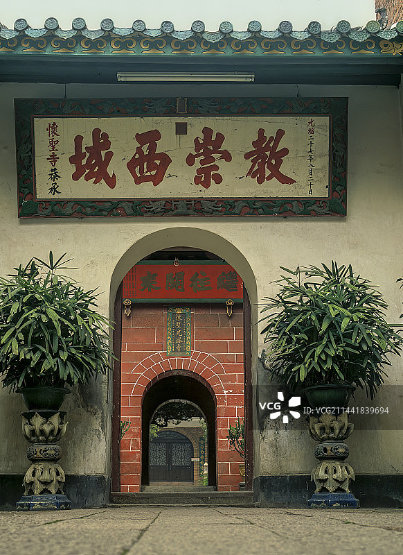 越秀区，光塔路，怀圣寺，光塔寺，中国伊斯兰教著名清真寺图片素材