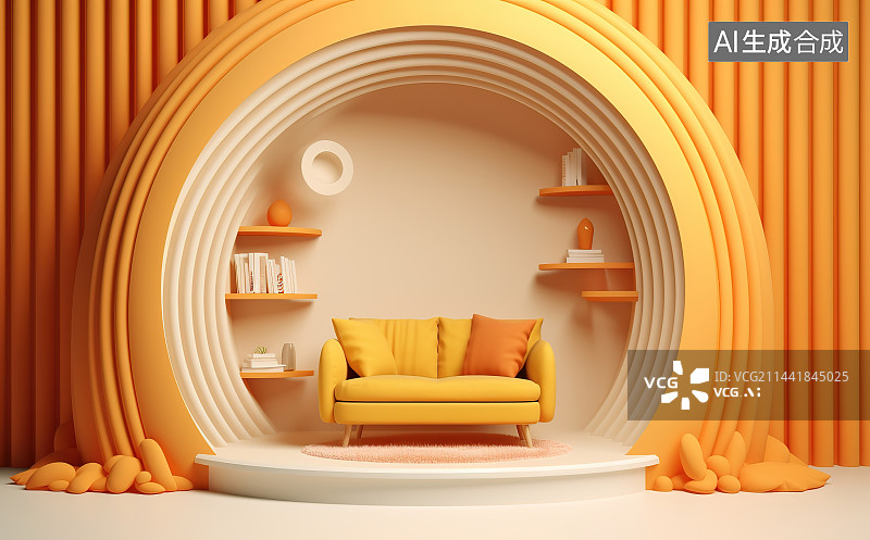 【AI数字艺术】儿童房图片素材