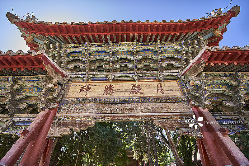 甘肃武威市文庙图片素材