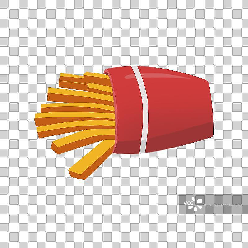 快餐文化插画元素薯条图片素材
