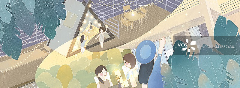 秉烛夜话图片素材