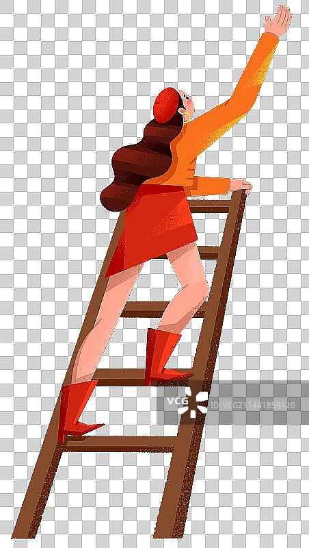 春节年俗拜年-腊月二十三-打年糕-元素图片素材