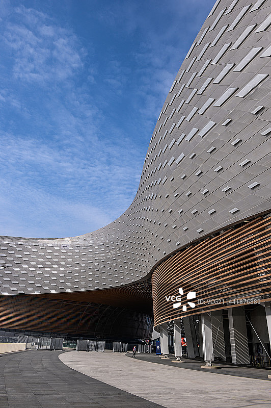 成都凤凰山体育公园专业足球场图片素材