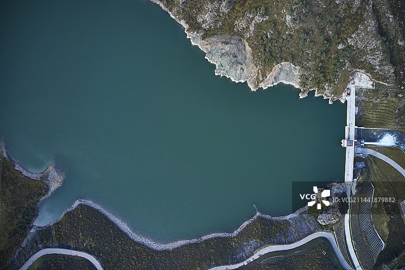 甘肃武威天祝县石门水库图片素材