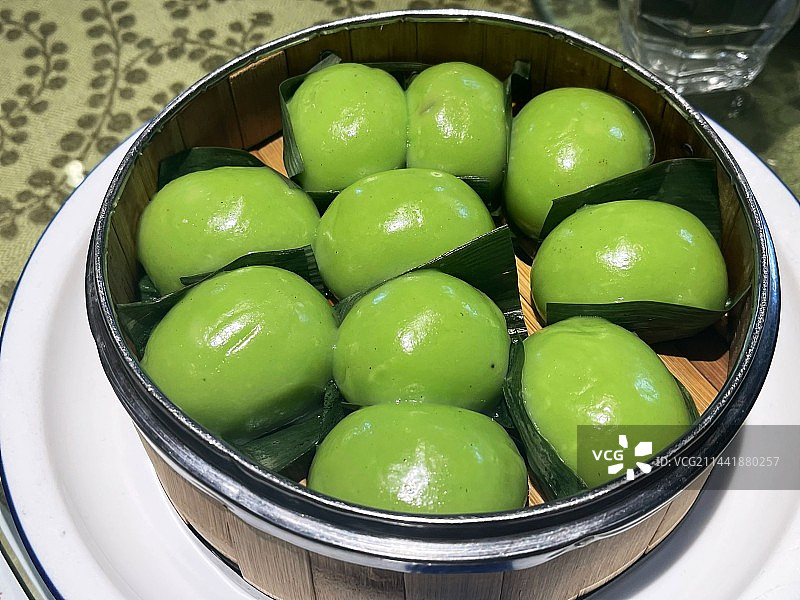 四川名小吃～叶儿粑图片素材