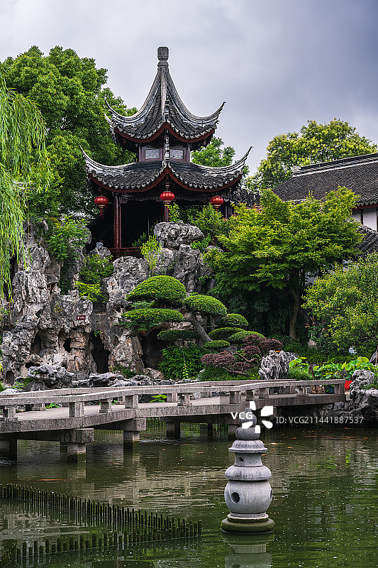 上海南翔古镇檀园图片素材