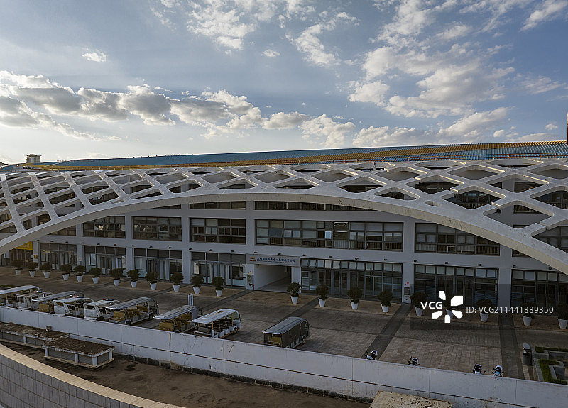 航拍昆明滇池国际会展中心图片素材