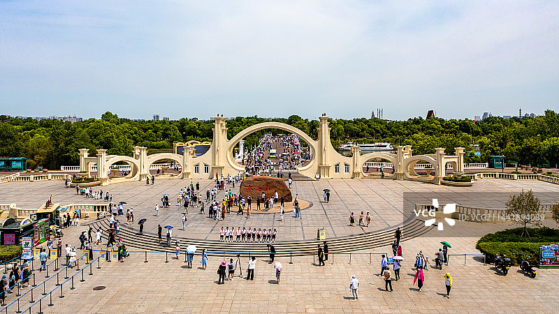 黑龙江哈尔滨：美丽太阳岛图片素材