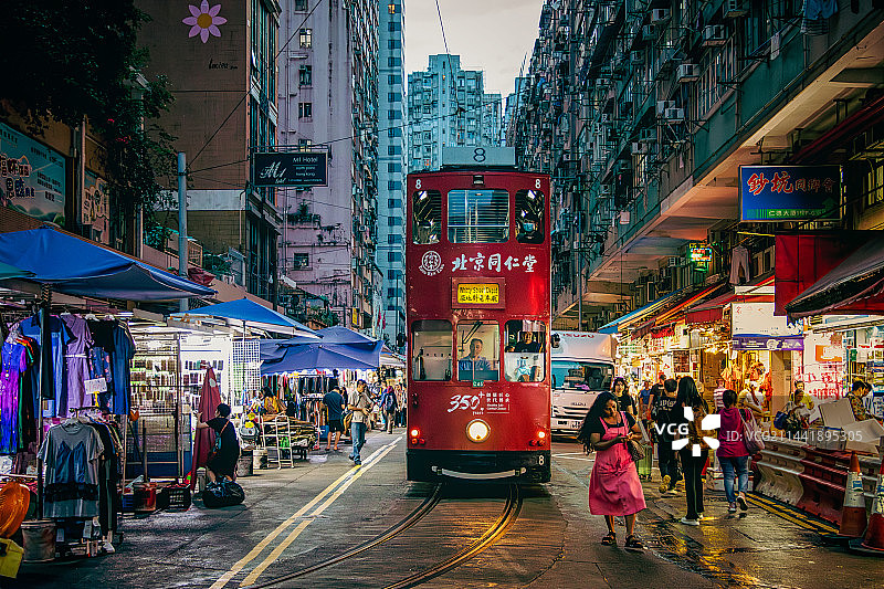 春秧街 | 叮叮车与人间冷暖图片素材