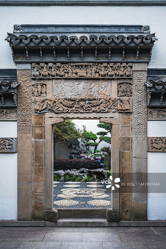 上海南翔古镇檀园图片素材