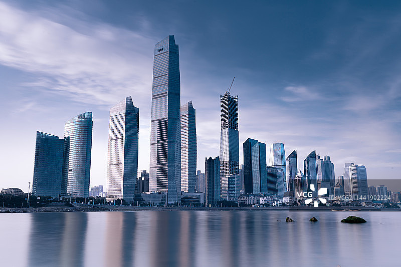 城市风光天际线图片素材