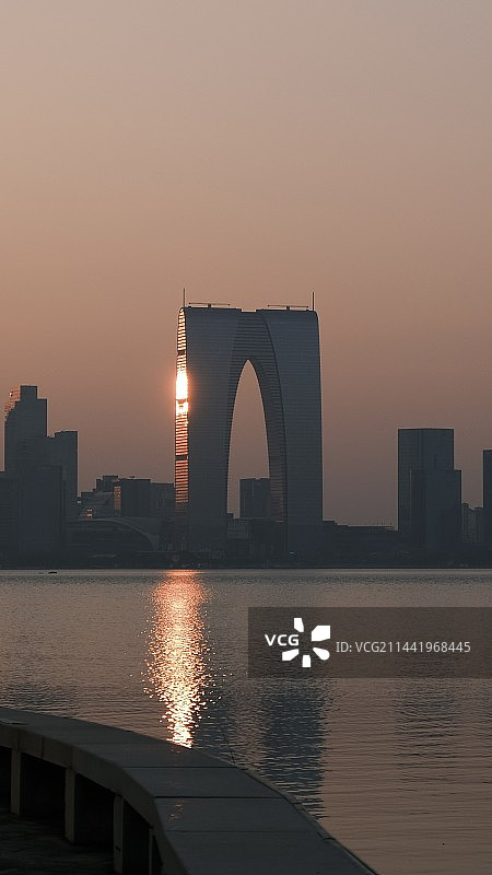 苏州东方之门图片素材