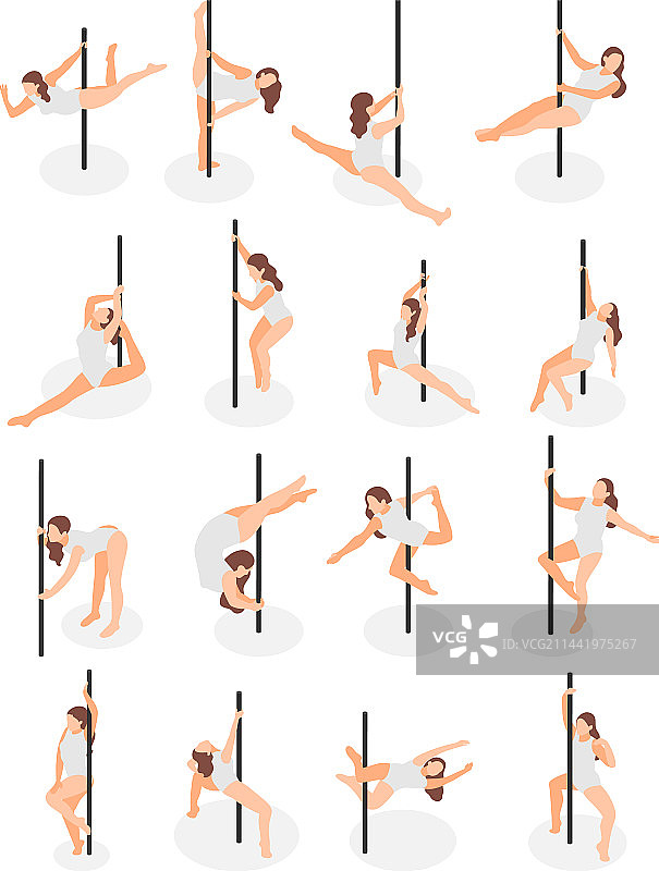 钢管舞图标合集图片素材