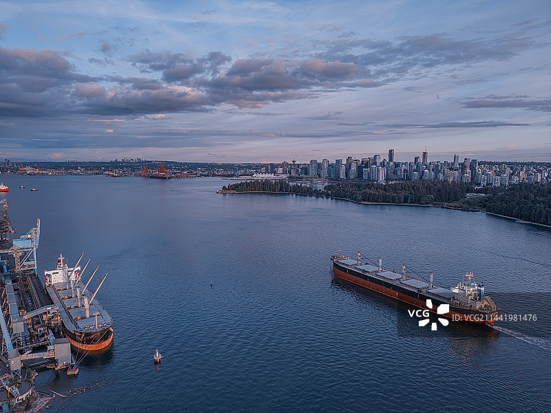 温哥华港图片素材