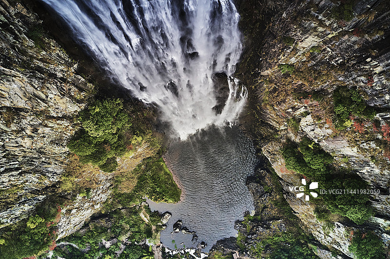 浙江绍兴百丈飞瀑风景区图片素材