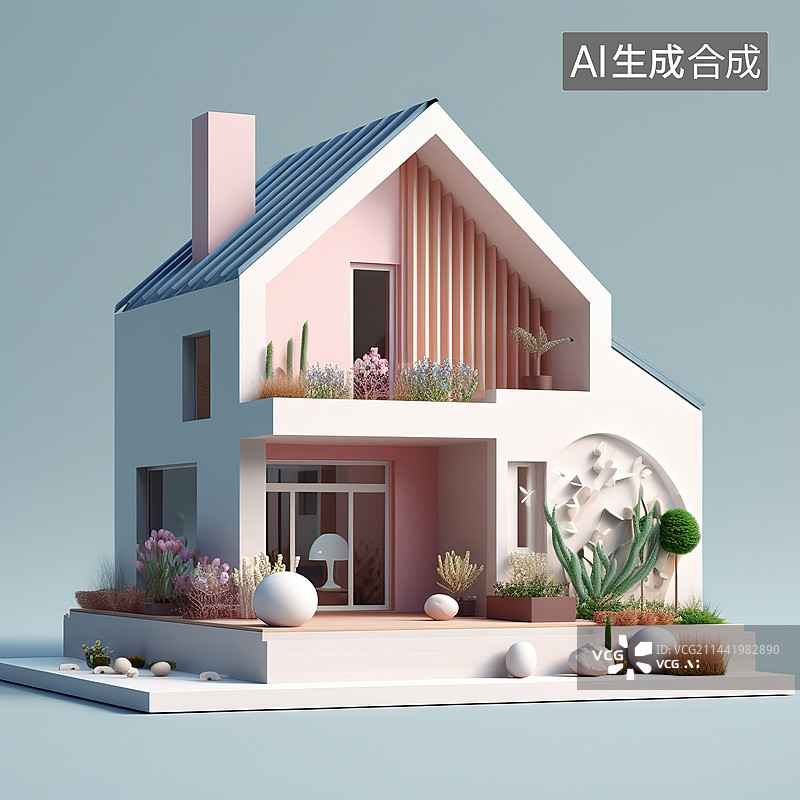 【AI数字艺术】儿童房图片素材