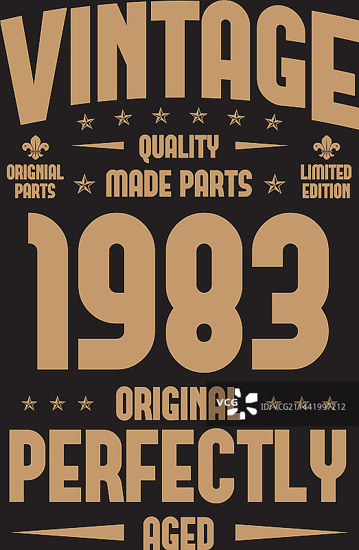 1983年复古风图片素材