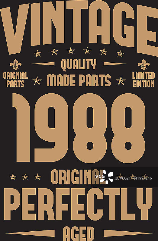 1988年复古风图片素材