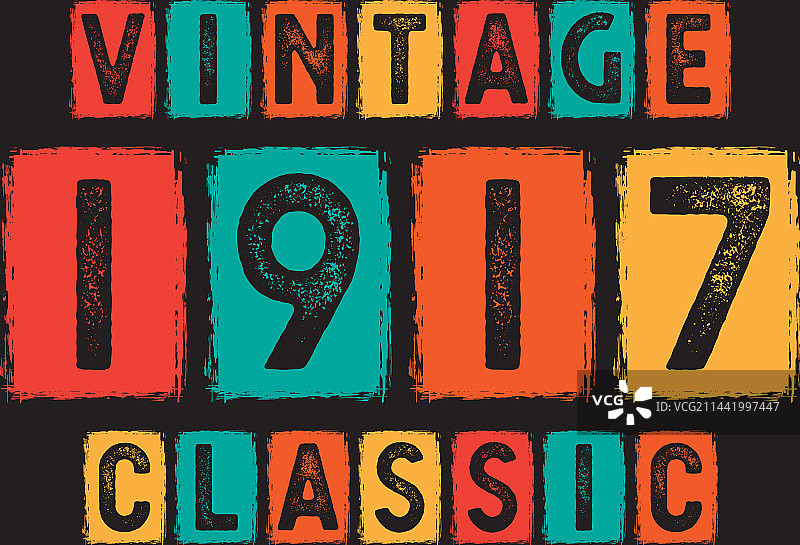 复古经典1917年款图片素材