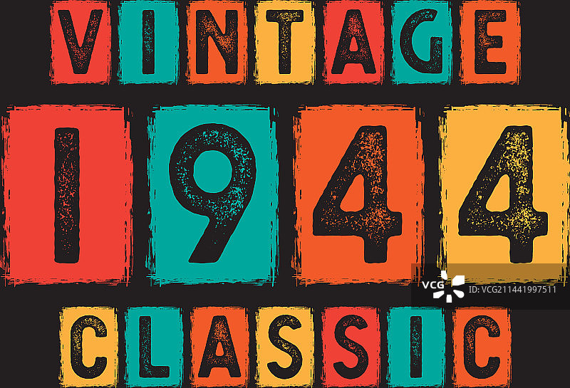 1944年复古经典图片素材