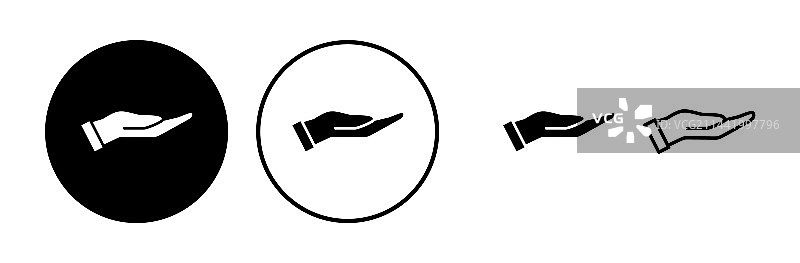 手部图标手势符号手掌图片素材