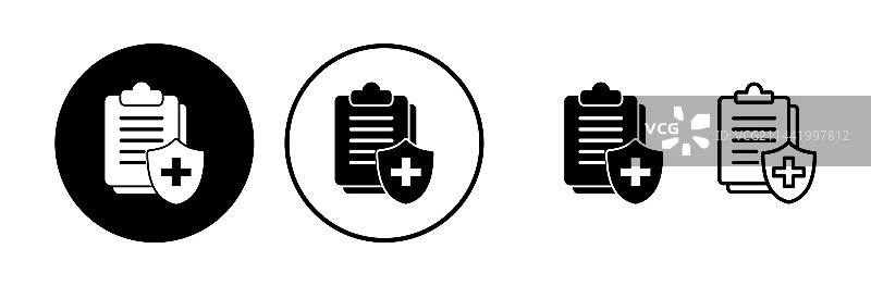 医疗保险健康图标图片素材