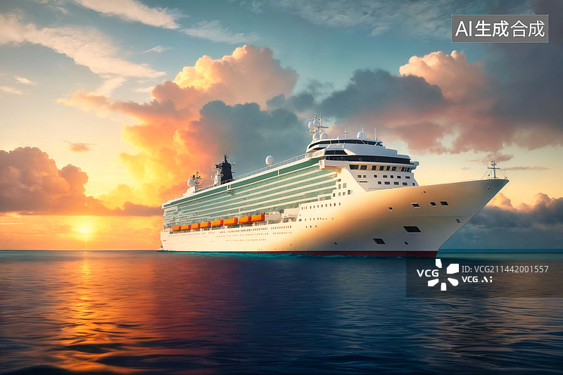 【AI数字艺术】游艇生活图片素材