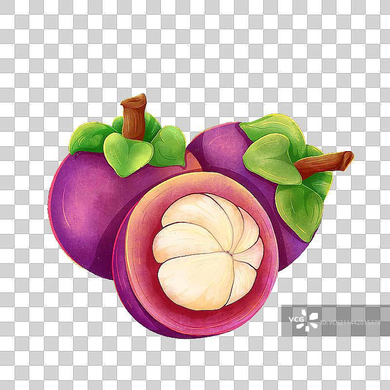 水果山竹免抠元素图片素材