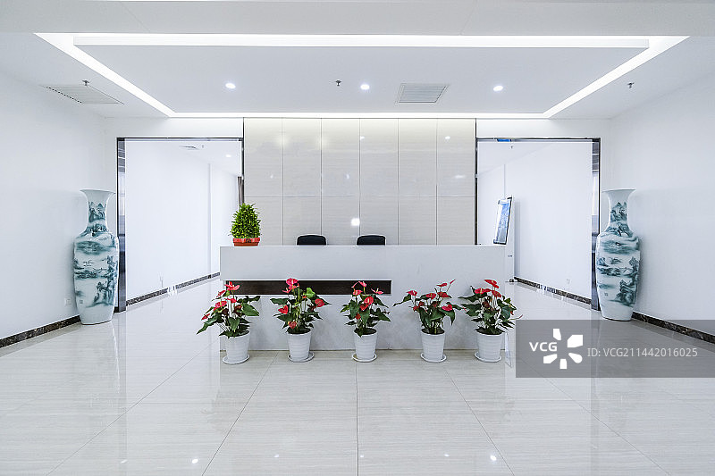 公司前台入户大厅图片素材