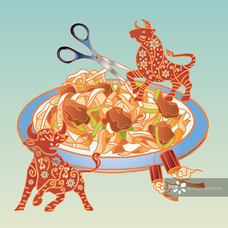 干炒牛河图片素材