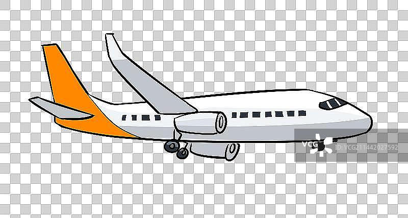 民航飞机图片素材