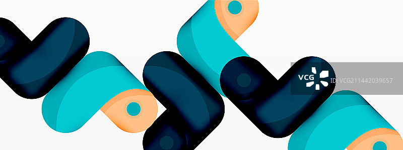 创意几何壁纸圆箭头形状图片素材