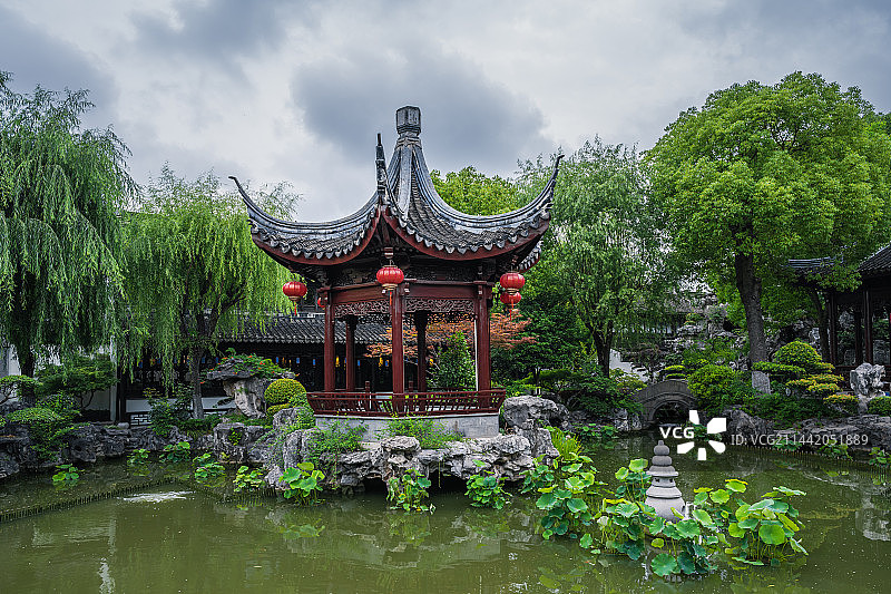 上海南翔古镇檀园图片素材